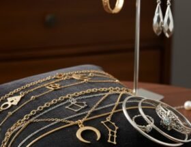 bijoux dorés ou argentés