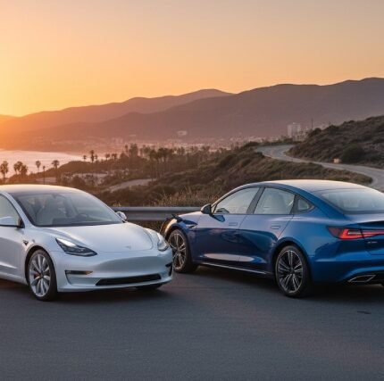 Tesla Model 3 et BYD Seal