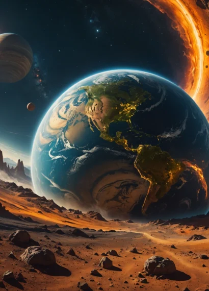 Exploration de scrapa : une planète en rotation fascinante