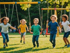 Ce que les enfants apprennent en jouant ensemble dehors