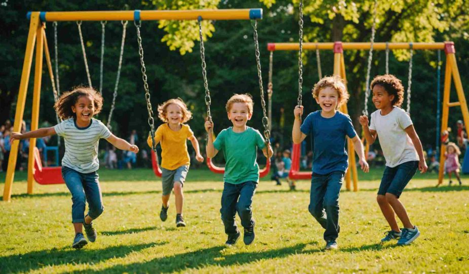 Ce que les enfants apprennent en jouant ensemble dehors