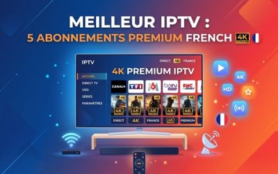 Meilleur IPTV : 5 Abonnements Premium IPTV French 4K