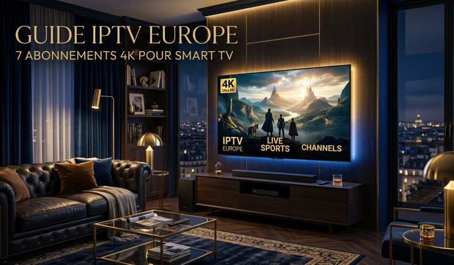 Guide IPTV Europe : 7 Abonnements 4K Pour Smart TV